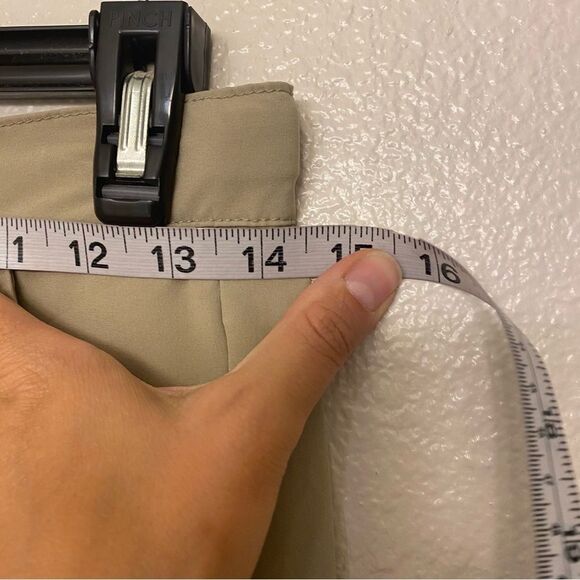 Cat and Jack Girls tan khaki school UNIFORM pants lightweight adjustable 12 - Picture 9 of 12